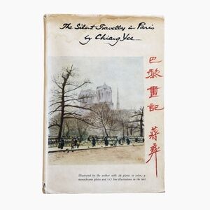 W.W. Norton Cream Dust Jacket Silent Traveller in Paris Hardcover‎ Book OS